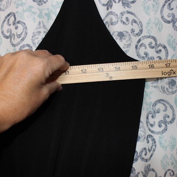 H&M V-Neck Slip‎ Dress Black Size Small - Picture 3 of 5